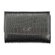 Calvin Klein Damplånbok Svart Rfid Dragkedja Black, Dam