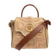 Versace Axelväska La Medusa Liten Beige, Dam