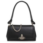 Vivienne Westwood Svart Medium Handväska Black, Dam