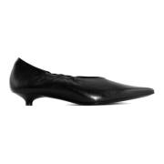 Guglielmo Rotta Svarta Läderpumps 2cm Klack Black, Dam