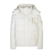 Calvin Klein Jeans Vit Parka Herr Vinterjacka White, Herr