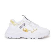 Versace Jeans Couture Vita Sneakers för Män White, Herr