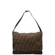 Fendi Vintage Pre-owned Canvas fendi-vskor Brown, Dam