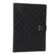 Louis Vuitton Vintage Pre-owned Canvas portfljer Black, Dam