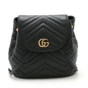 Gucci Vintage Pre-owned Laeder gucci-vskor Black, Dam