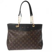 Louis Vuitton Vintage Pre-owned Tyg louis-vuitton-vskor Black, Dam