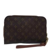 Louis Vuitton Vintage Pre-owned Canvas kuvertvskor Brown, Dam