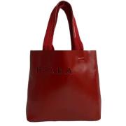 Prada Vintage Pre-owned Laeder prada-vskor Red, Dam