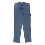 CAT Denim Snickarjeans Blue, Herr