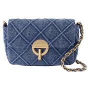 Vanessa Bruno Bomull crossbodyvskor Blue, Dam