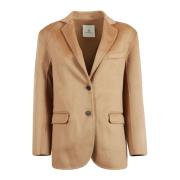 Anine Bing Kamel Cashmere Blend Blazer Brown, Dam