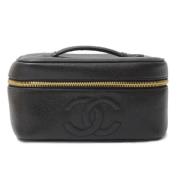 Chanel Vintage Pre-owned Laeder handvskor Black, Dam