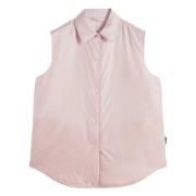 Aspesi Stilig Dot Gilet Väst Pink, Dam