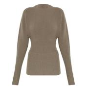 Rick Owens Dafne Top Dust Brown, Dam