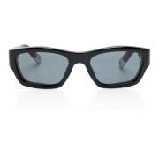 Jacquemus Trapezoid-Frame Solglasögon Black, Herr