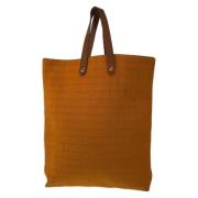 Hermès Vintage Pre-owned Canvas handvskor Orange, Dam