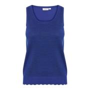 Saint Tropez Shimmer Tank Top Surf Blue Blue, Dam