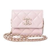 Chanel Vintage Pre-owned Laeder chanel-vskor Pink, Dam