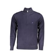 U.s. Polo Assn. Broderad Half-Zip Blå Tröja Blue, Herr