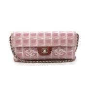 Chanel Vintage Pre-owned Canvas chanel-vskor Pink, Dam