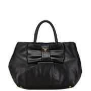 Prada Vintage Pre-owned Laeder handvskor Black, Dam