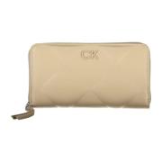 Calvin Klein Damplånbok Beige Rfid Dragkedja Beige, Dam