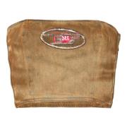 Diesel Brun Denim Bandeau Skjorta med D Logo Brown, Dam