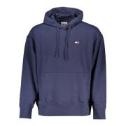 Tommy Hilfiger Blå huva tröja med central ficka Blue, Herr