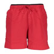 Tommy Hilfiger Röda badshorts med brodyr Red, Herr