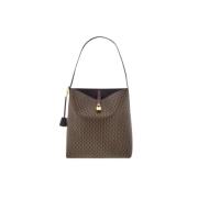 Carolina Herrera Låst Hobo Matryoshka Väska Brown, Dam