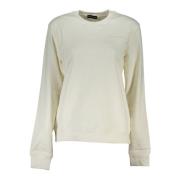 North Sails Vit Sweatshirt med Tryck White, Dam