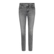 MOS MOSH Chic Jeans Ljusgrå Vintageinspirerad Gray, Dam