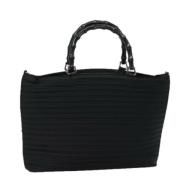 Gucci Vintage Pre-owned Nylon handvskor Black, Dam