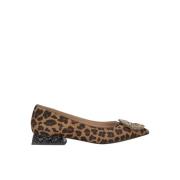 ALMA EN PENA Kristall Ballerina Flats Brown, Dam