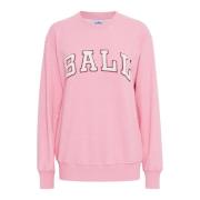 Ball Sporty Deco Sweatshirt Azalea Pink Melange Pink, Dam