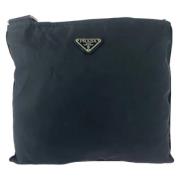 Prada Vintage Pre-owned Canvas prada-vskor Black, Dam