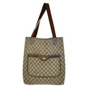 Gucci Vintage Pre-owned Canvas gucci-vskor Beige, Herr