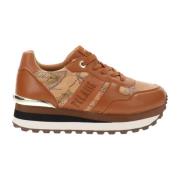 Alviero Martini 1a Classe Dam Sneakers i konstläder Brown, Dam