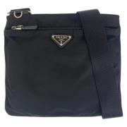 Prada Vintage Pre-owned Canvas prada-vskor Black, Dam