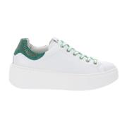 Nerogiardini Elegant Läder Sneakers White, Dam