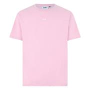 Gcds Rosa Logo Regular T-shirt Pink, Herr