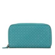 Bottega Veneta Vintage Pre-owned Laeder plnbcker Blue, Dam