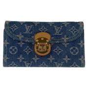 Louis Vuitton Vintage Pre-owned Denim plnbcker Blue, Dam