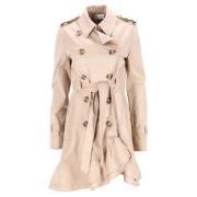 Valentino Vintage Pre-owned Bomull ytterklder Beige, Dam