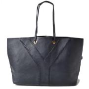 Yves Saint Laurent Vintage Pre-owned Laeder axelremsvskor Blue, Dam