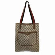 Gucci Vintage Pre-owned Canvas gucci-vskor Brown, Dam