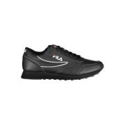 Fila Svarta sportsneakers med kontrastdetaljer Black, Dam