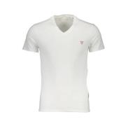 Guess Vit Slim Fit V-ringad T-shirt White, Dam