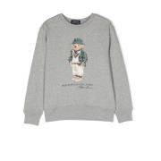 Ralph Lauren Grå Barn Crew-Neck Sweatshirt Gray, Herr