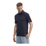 Armani Exchange Stretch Bomull Polo Skjorta - Slim Fit Blue, Herr